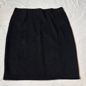 One 5 One Elegant Black Pencil Skirt